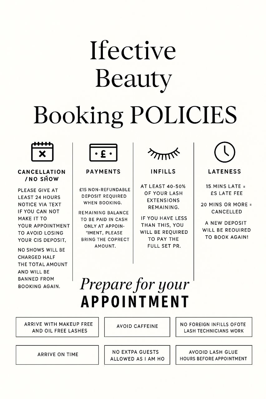 Booking Policies