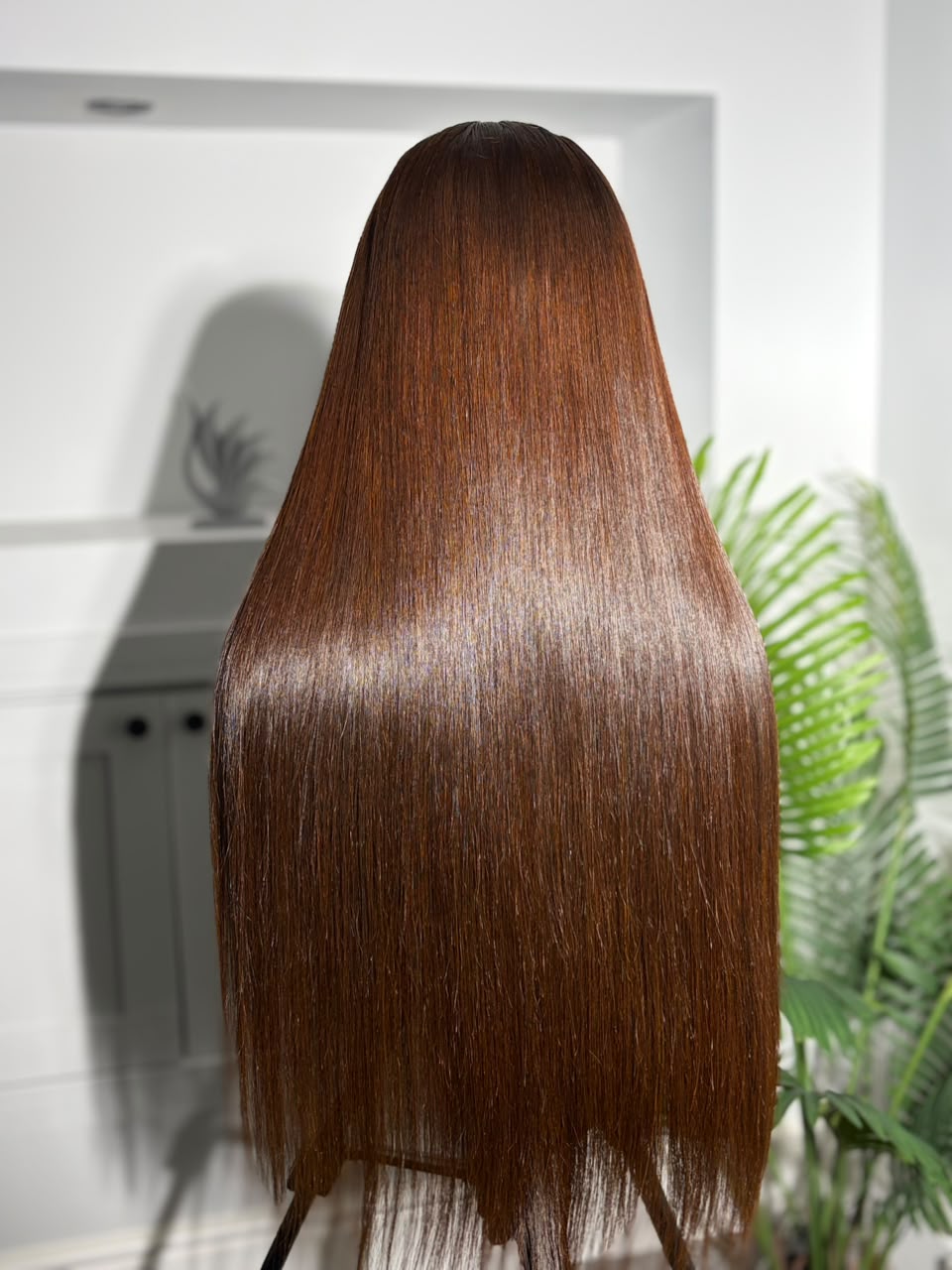 Long bone straight luxury wigs
