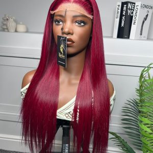 Burgundy 22" 5x5 Closure 270g