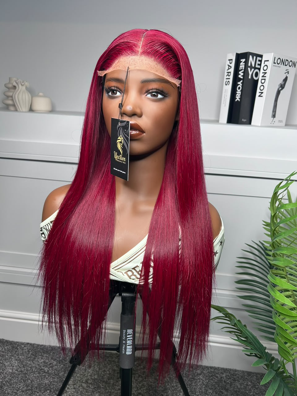 Burgundy 22" 5x5 Closure 270g